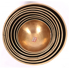 Harmonic Healing,  Musical Signing bowls SET, CHAKRA HEALING, TIBETAN SINGING BOWLS COMPLETE SET OF 7 NOTES/8 BOWLS -Medium Size