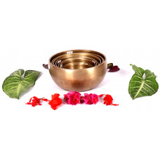 Harmonic Healing,  Musical Signing bowls SET, CHAKRA HEALING, TIBETAN SINGING BOWLS COMPLETE SET OF 7 NOTES/8 BOWLS - Small Size