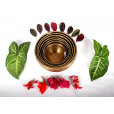 Harmonic Healing,  Musical Signing bowls SET, CHAKRA HEALING, TIBETAN SINGING BOWLS COMPLETE SET OF 7 NOTES/8 BOWLS -Small Size