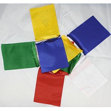 Tibetan, Polister, Cheapest, Horizontal, Door Prayer Flags (1 packet have 10 individual flags) - XX Small Size