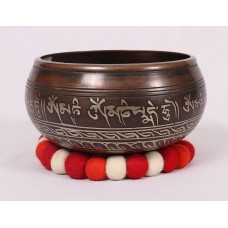 A (LA) - Cast-moulded Bronze White Etching with Dice - Small Size