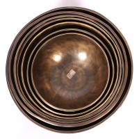Harmonic Healing,  Musical Signing bowls SET, CHAKRA HEALING, TIBETAN SINGING BOWLS SET OF 7 NOTES -11.3-25.8 Cm Harmonic Healing,  Musical Signing bowls SET, CHAKRA HEALING, TIBETAN SINGING BOWLS SET OF 7 NOTES -11.3-25.8 Cm