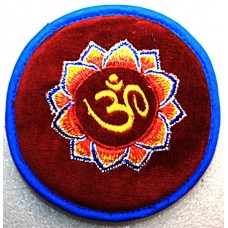 Circle with EMBROIDERY (Pad Professional) Pillow (Cushion) to keep Singing Bowls Safely - Small Size