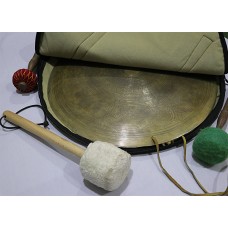 Gong bag (standard-soft) to carry gongs safely to balance body with double carry function -  (For 80 cm Gong) 84 cm/ 33 Inch