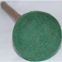 SOFT FELT Mallet (Drumstick/Singing Bowl Stick) to play singing bowls essential - Extra Large Size SOFT FELT Mallet (Drumstick/Singing Bowl Stick) to play singing bowls essential - Extra Large Size