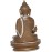 MEDECINE BUDDHA - Best quality statue hand work in Nepal by Master Artist. Silver and Brown Color - Large Size