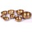 Harmonic Healing,  Musical Signing bowls SET, CHAKRA HEALING, TIBETAN SINGING BOWLS COMPLETE SET OF 7 NOTES/8 BOWLS - Small Size