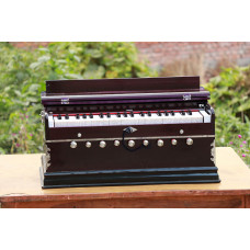 Harmonium tuned on 432 and 440 hz healing hertz - Nepali/Indian Musical Instrument, folding system with coupler, Medium Size - (60*26*29 cm, 23.6*10.2*11.4 inch app)