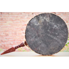 Shamanic (Bonpo) drum from Nepal/Tibet, Medium Size - (40*36*70 cm, 15.7*14.17*27.5 inch) 