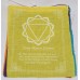 Seven Chakra Prayer Flags, Pure Cotton, Best quality Tibetan Prayer (1 packet have 7 individual flags) Flags - Medium Size