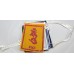 Tibetan, Hard Velvet, Best Quality, Horizontal, Door Prayer Flags (1 packet have 10 individual flags) - XX Small Size