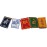Tibetan, Hard Velvet, Best Quality, Horizontal, Door Prayer Flags (1 packet have 10 individual flags) - XX Small Size
