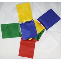 Tibetan, Polister, Cheapest, Horizontal, Door Prayer Flags (1 packet have 10 individual flags) - XX Small Size Tibetan, Polister, Cheapest, Horizontal, Door Prayer Flags (1 packet have 10 individual flags) - XX Small Size