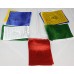 Tibetan, Polister, Cheapest, Horizontal, Door Prayer Flags (1 packet have 10 individual flags) - X Small Size