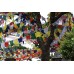 Tibetan, Polister, Cheapest, Horizontal, Prayer Flags (1 packet have 5 rolls and 1 roll have 10 individual flags) - Small Size  