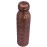 Pure cupper water bottle to drink neutral, purified and Pranik pure water, decorated, from Nepal - Medium size