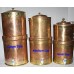 COPPER WATER FILTER WITH PURE CERAMIC CANDLES, Hand work in Nepal, murky/dirty water best purifier to neutralize from all chemicals, virus, bacteria - Large size