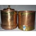 COPPER WATER FILTER WITH PURE CERAMIC CANDLES, Hand work in Nepal, murky/dirty water best purifier to neutralize from all chemicals, virus, bacteria - Medium Size