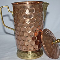 Copper jug to purify water