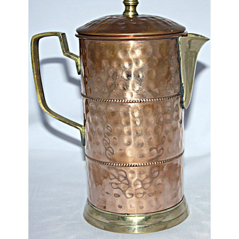 Copper (TAMA) VASE- Hand work in Nepal, Pure Copper Water Vase to neutralize any type of water before drink - Small Size
