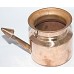 JAL NETI (pure copper) - Ayurvedic, yogic method to clean/unblock nose and mentain nasal hygen, to let vital energies flow from feet to head, to cure sinuses, face glowing treatment pot Jalneti - Medium Size