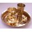 Normal Nepali Khana set,Thali set,Yellow/Shiny Quality - Mix Size