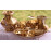 VIP Nepali Khana set,Thali set,Yellow/Shiny Quality - Mix Size