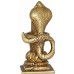 SHIVA LINGA (SHIVA LINGAM), Best quality statue hand work in Nepal by Master Artist. Shiny Yellow (Golden) Color - Small Size