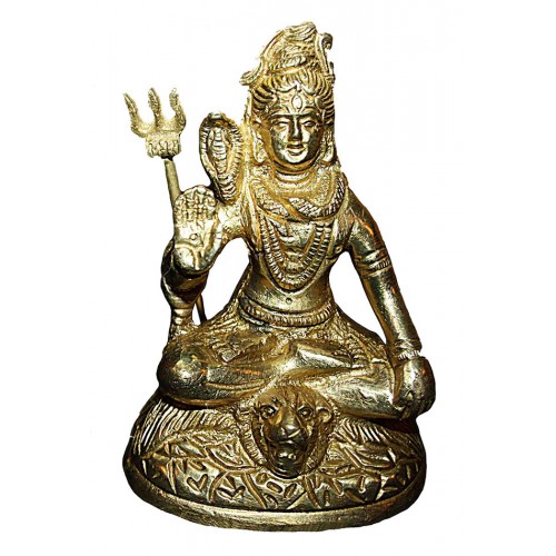 SHIVA/MAHADEV, The God of Destruction, SHIVASAKTI, Statue made in Nepal - Extra Small Size