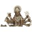 Durga (Devi/Shakti) - Principal form of the Goddess, also known as Devi and Shakti. Best quality statue hand work in Nepal Silver and Brown Mixed Color - Medium Size