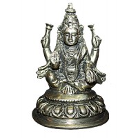 LAKSHMI, GODDESS OF WEALTH - Statue, made and hand worked in Nepal - Extra Small Size