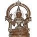 Lakshmi (Mahalakshmi) - The goddess of wealth, Super Fine Statue hand worked in Nepal, Silver and Brown Mix color - Large Size