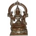 Lakshmi (Mahalakshmi) - The goddess of wealth, Super Fine Statue hand worked in Nepal, Silver and Brown Mix color - Large Size