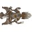 Ganesh - The Lord of Provides Prosperity, fortune and success. Best quality statue hand work in Nepal by Master Artist. Silver and Brown Mix Color - Medium Size