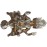 Ganesh - The Lord of Provides Prosperity, fortune and success. Best quality statue hand work in Nepal by Master Artist. Silver and Brown Mix Color - Medium Size