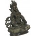 Kuber(Kubera), The Lord of wealth, hand worked in Nepal, Dark Brown color - Large Size