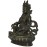 Kuber(Kubera), The Lord of wealth, hand worked in Nepal, Dark Brown color - Large Size