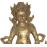 Kuber(Kubera), The Lord of wealth, hand worked in Nepal, Dim Yellow color - Medium Size