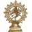 SHIVA NATARAJ - Best quality statue hand work in Nepal by Master Artist. Dim Yellow Color - Medium Size