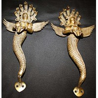 MARMID - Door handle Hand worked in nepal - Medium Size MARMID - Door handle Hand worked in nepal - Medium Size
