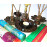 Incence Burner, Copper/Bronze, Lotus flower design, (also Candle burner) - Small Size