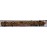 Incense stick keeping box (holder) round shape with decoration, Copper/Bronze - Medium Size