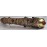Incense stick keeping box (holder) round shape with decoration, Copper/Bronze - Medium Size