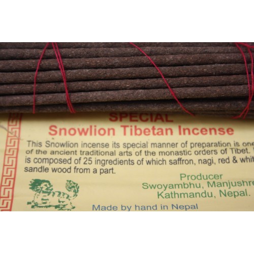 SPECIAL SNOW LINE, Handrolled, Pure Himalayan Herbal  incense, sticks from Nepal