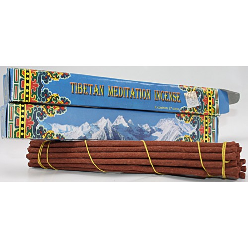 TIBETAN MEDITATION, Handrolled, Pure Himalayan Herbal incense, sticks from Nepal