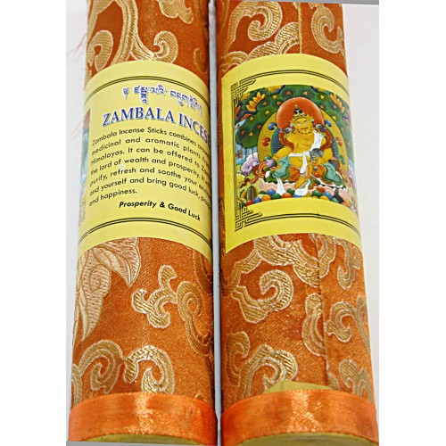 ZAMBALA, Pure Himalayan Herbal incense, sticks from Nepal - Hard box