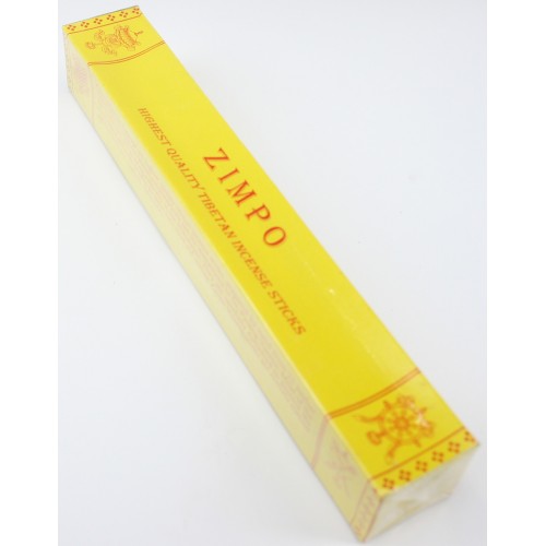 ZIMPO, Handrolled, pure Himalayan herbal incense, sticks from Nepali Himalaya - Hard box