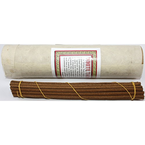 WHITE TARA, Pure Himalayan Herbal incense, sticks from Nepal Hard box