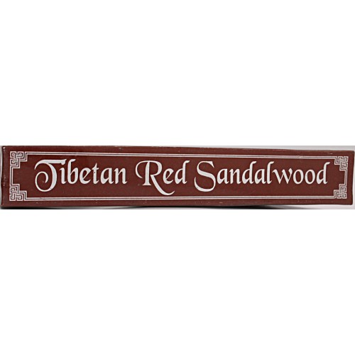 TIBETAN RED SANDALWOOD, Pure Himalayan Herbal Incense, Stick From Nepal Short Box