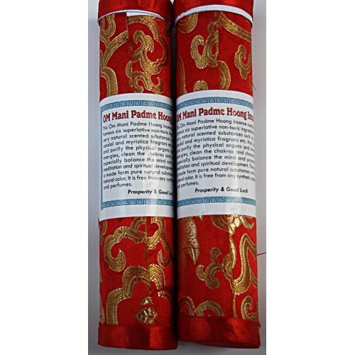 OM MANI PADME HOONG, Organic Himalayan Incense, made from Nepal Hard box